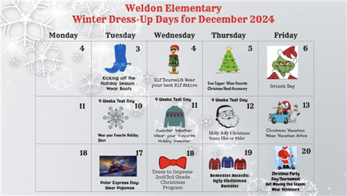  Winter Dress-Up Days